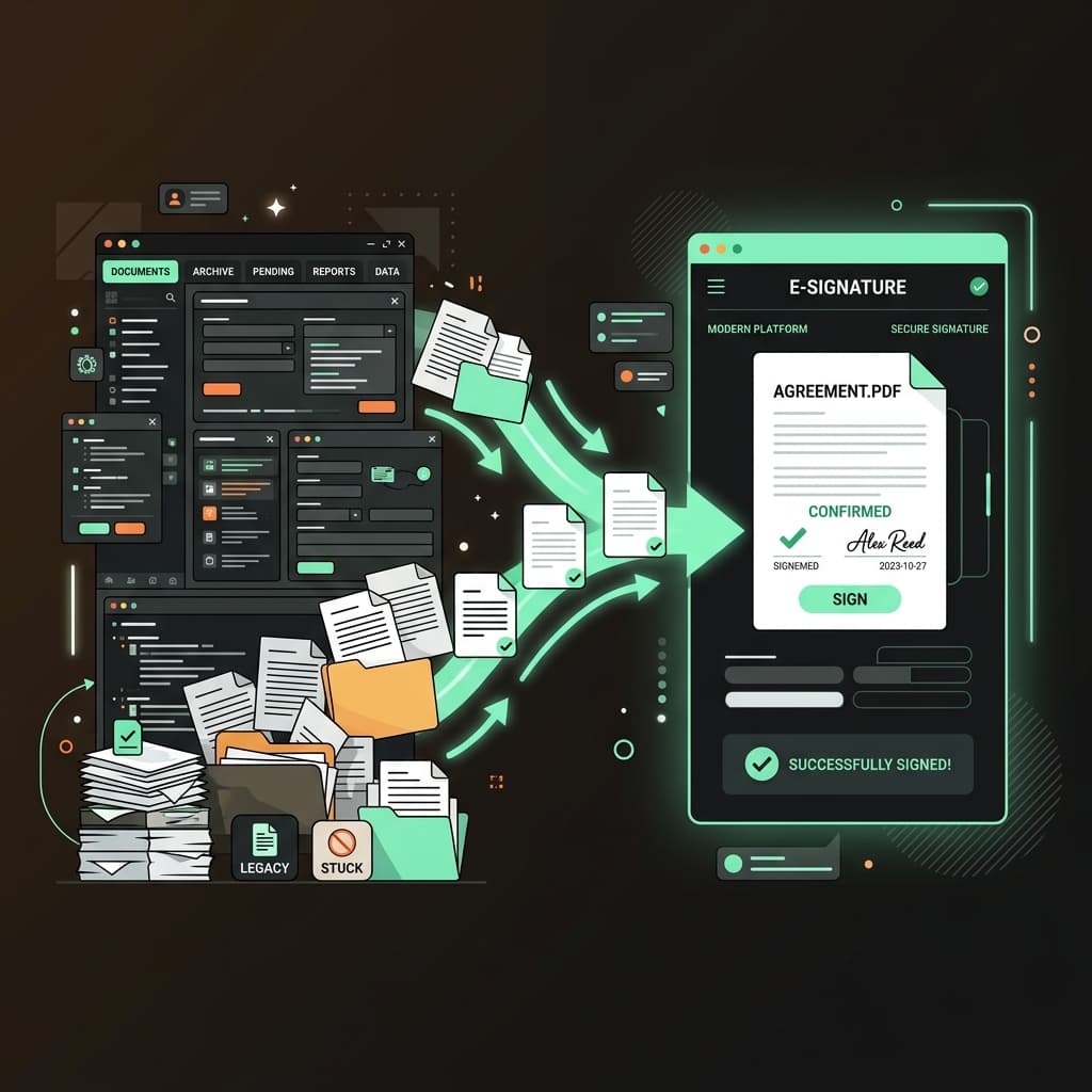 Transitioning from Legacy E-Sign Tools to Docura